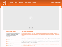 Tablet Screenshot of drummondelec.co.uk